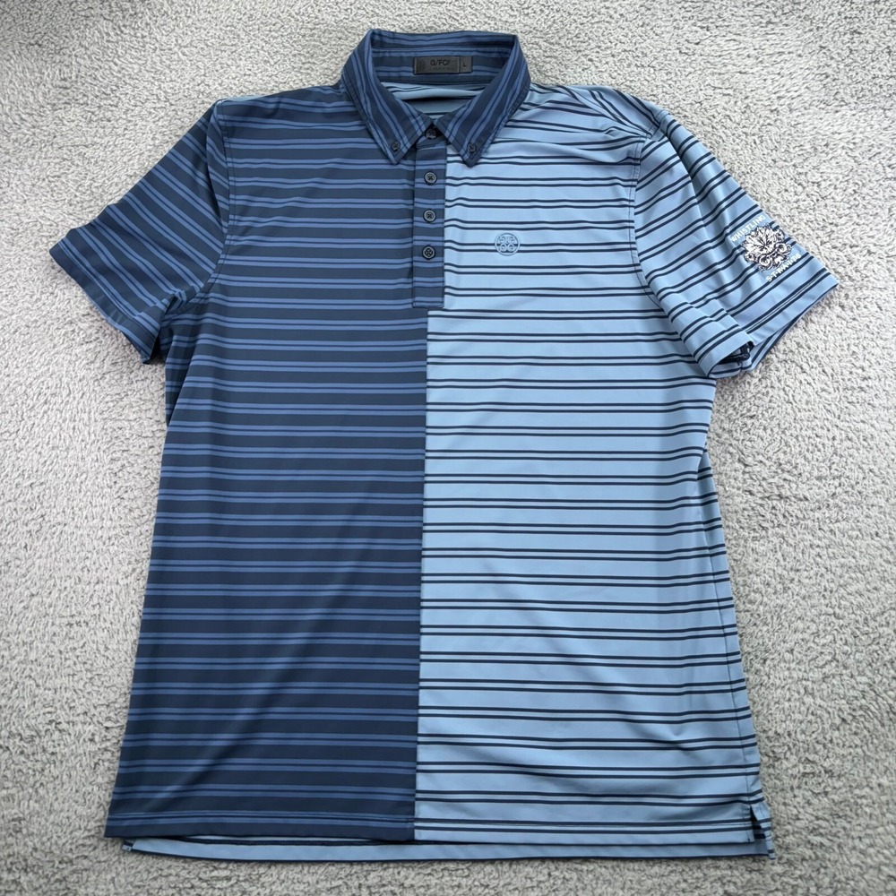 G Fore G/FORE Polo Shirt Mens Large Colorblock Performance‎ Whistling Straits